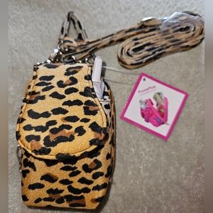 NWT PursePlus Leopard Print Crossbody Bag.*Pair with matching charm - great gift
